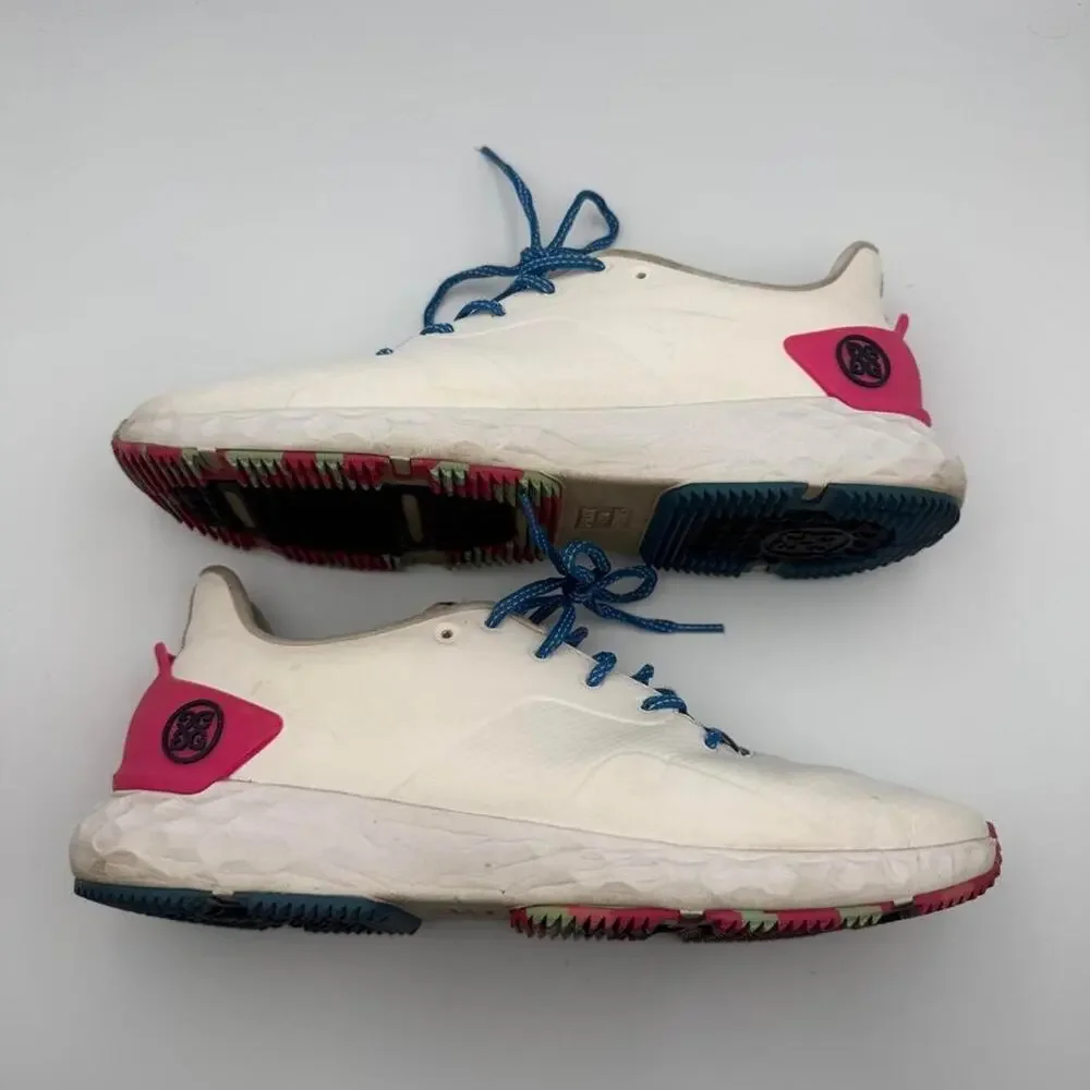 G/FORE golf shoes MG4+ ghost golf white pink blue. Size 12. No box